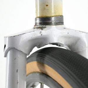 Vicini Track Bicycle Fork Pista 1" White