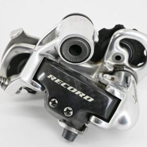 Pièce Vélo Course Campagnolo Dérailleur Arrière Campagnolo Record Titanium 10 Vitesses - Cage Moyenne, Carbone - Occasion Cantilever Shimano