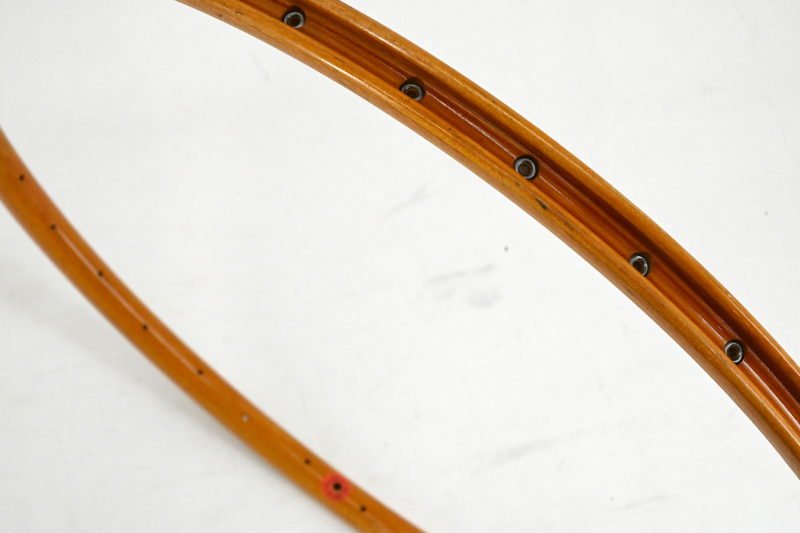 Cerchio Ghisallo Classic Wooden Rims 28" 27mm 36 Hole Clincher - Image 7