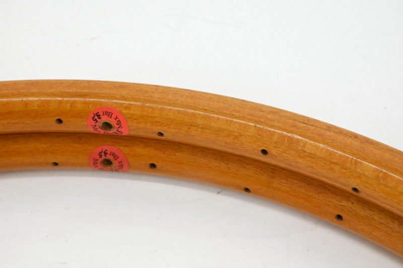 Cerchio Ghisallo Classic Wooden Rims 28" 27mm 36 Hole Clincher - Image 3