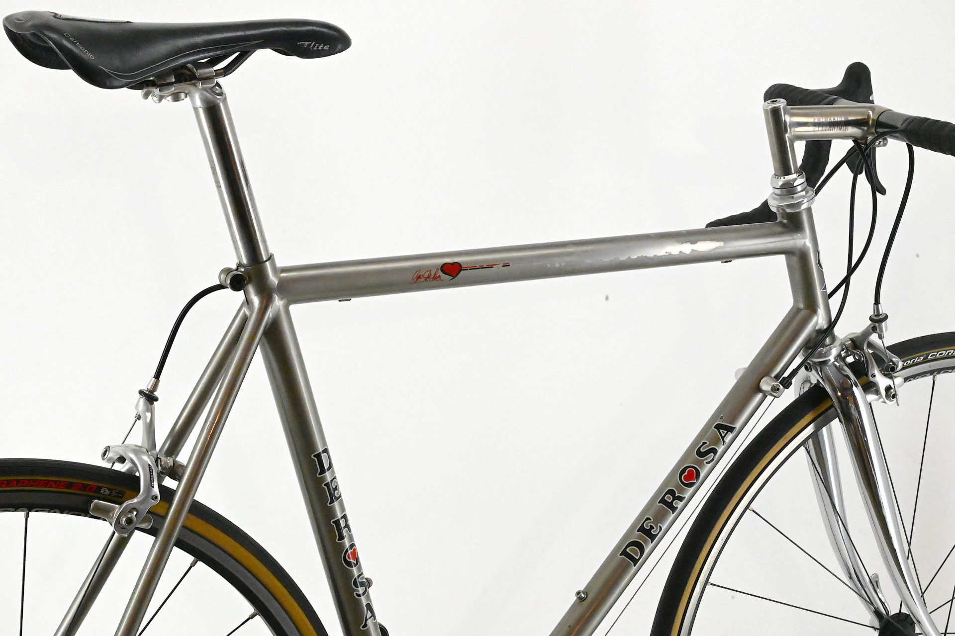 De Rosa Titanio Campagnolo Record Carbon 10-Speed Size 55