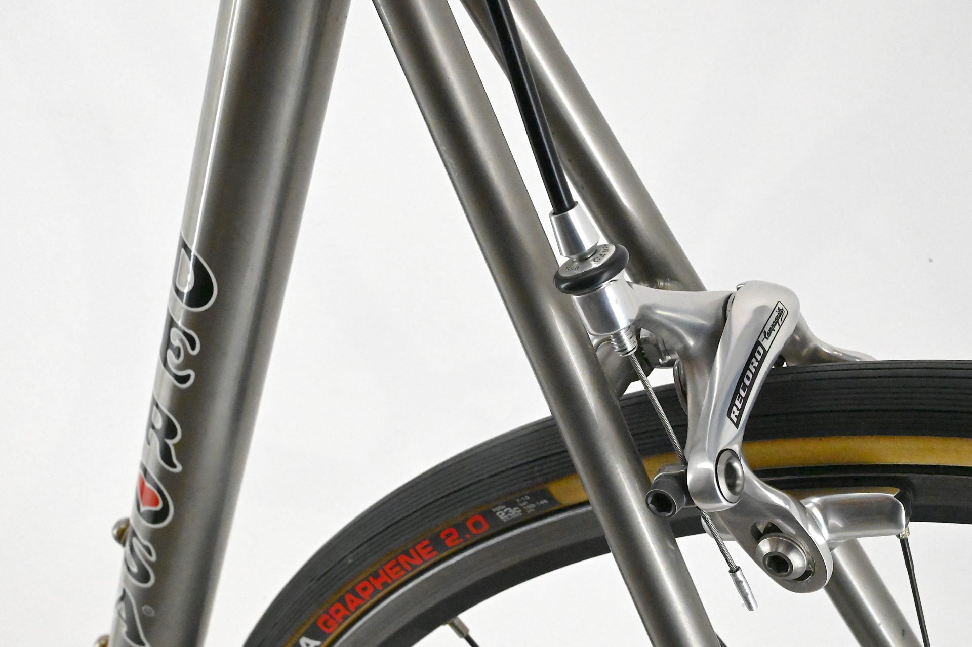 De Rosa Titanio Campagnolo Record Carbon 10-Speed Size 55 - Image 21