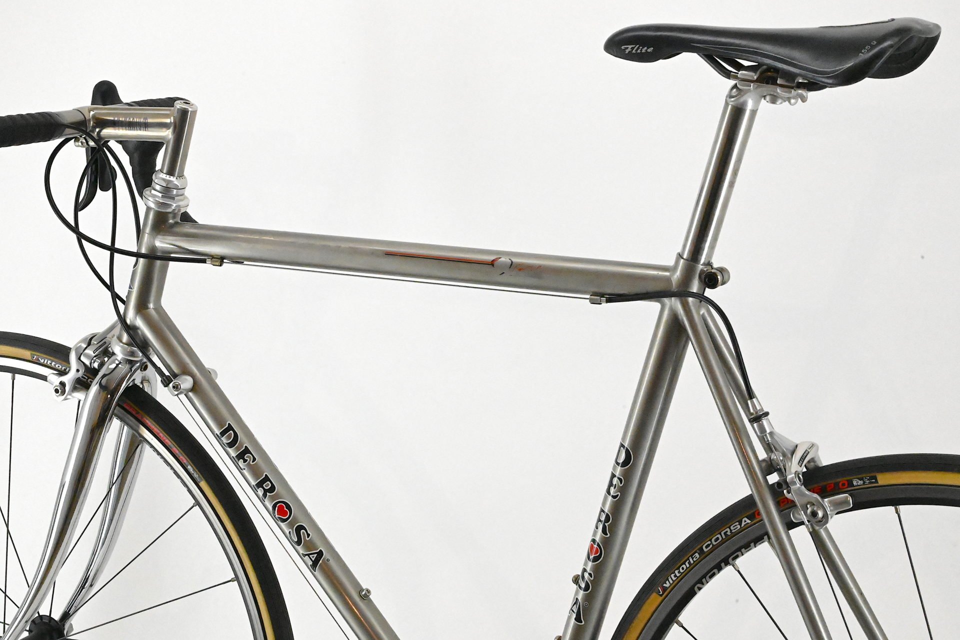 De Rosa Titanio Campagnolo Record Carbon 10-Speed Size 55 - Image 14