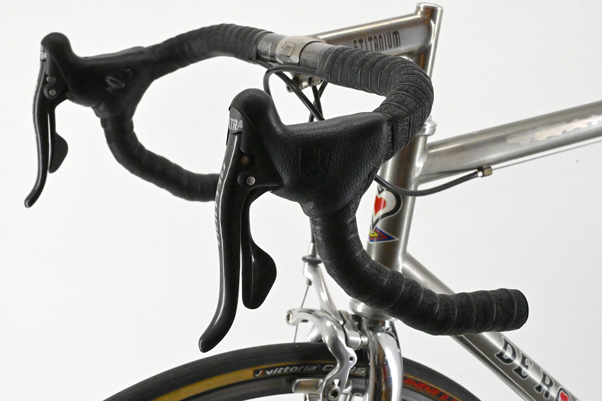 De Rosa Titanio Campagnolo Record Carbon 10-Speed Size 55 - Image 5