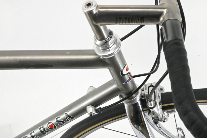 De Rosa Titanio Campagnolo Record Carbon 10-Speed Size 55 - Image 6