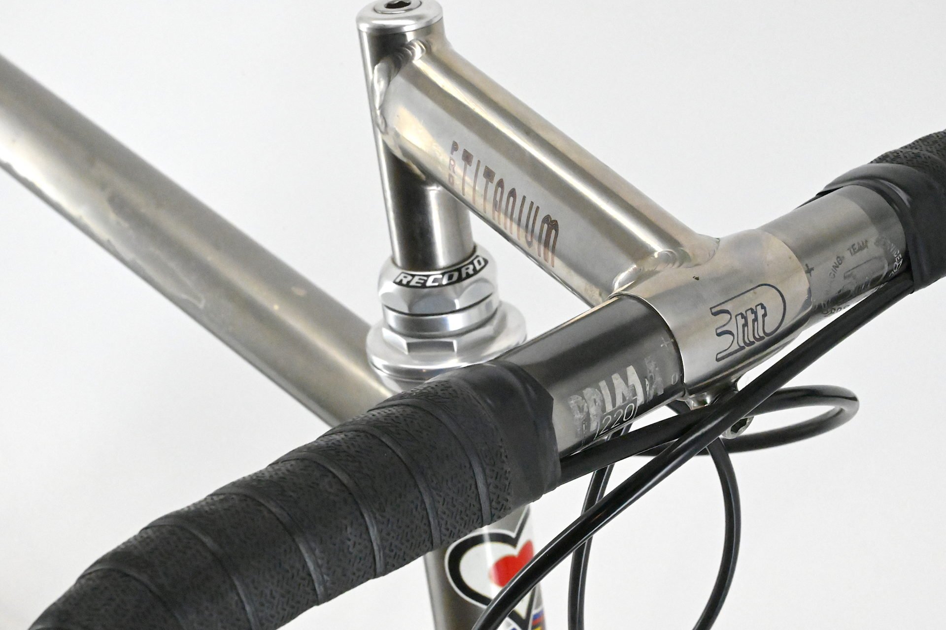 De Rosa Titanio Campagnolo Record Carbon 10-Speed Size 55 - Image 8