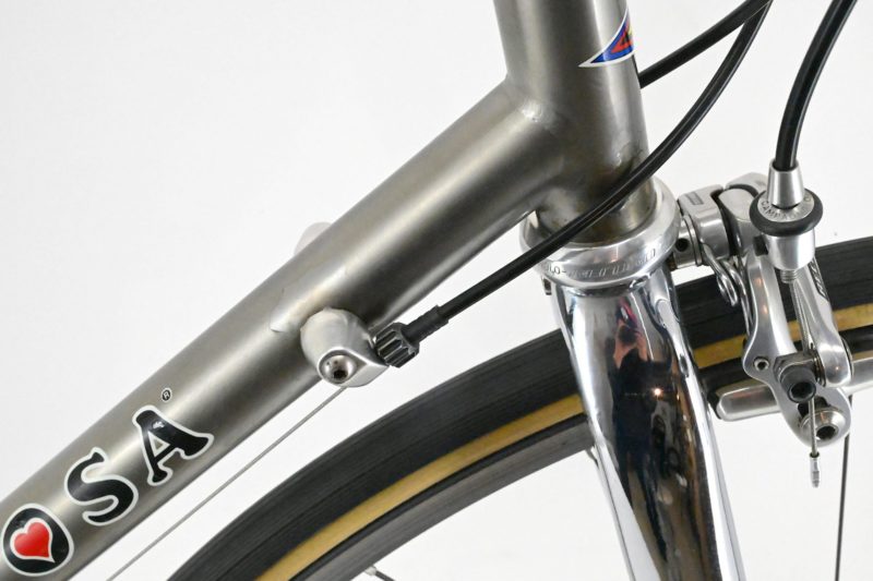 De Rosa Titanio Campagnolo Record Carbon 10-Speed Size 55 - Image 13