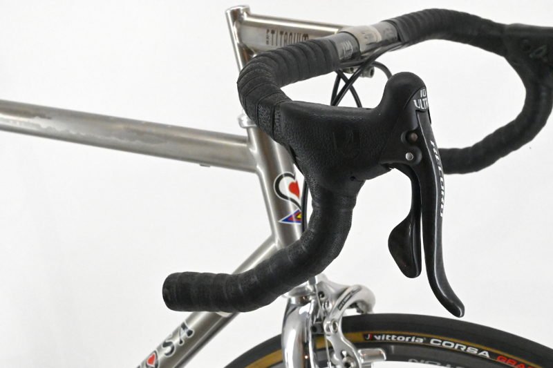 De Rosa Titanio Campagnolo Record Carbon 10-Speed Size 55 - Image 7