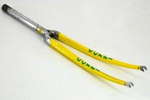 Fausto Coppi Road Bicycle Fork Yellow 1" Threaded