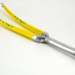 Fausto Coppi Team Polti Road Bicycle Fork Yellow 1" Threaded 28" - Image 2
