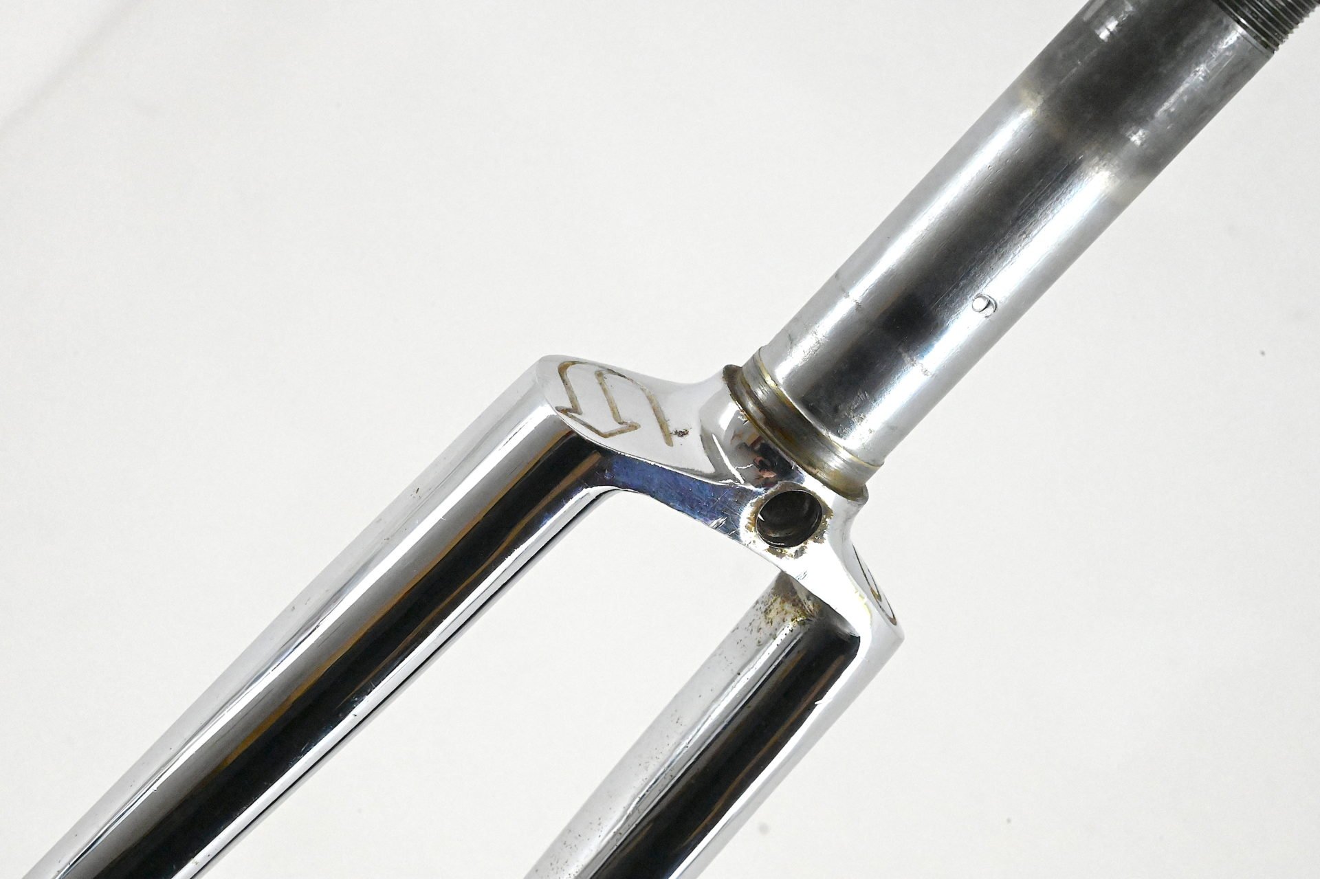 Francesco Moser Steel Road Bicycle Pantographed Road Bicycle Fork 1" Threaded - Image 3