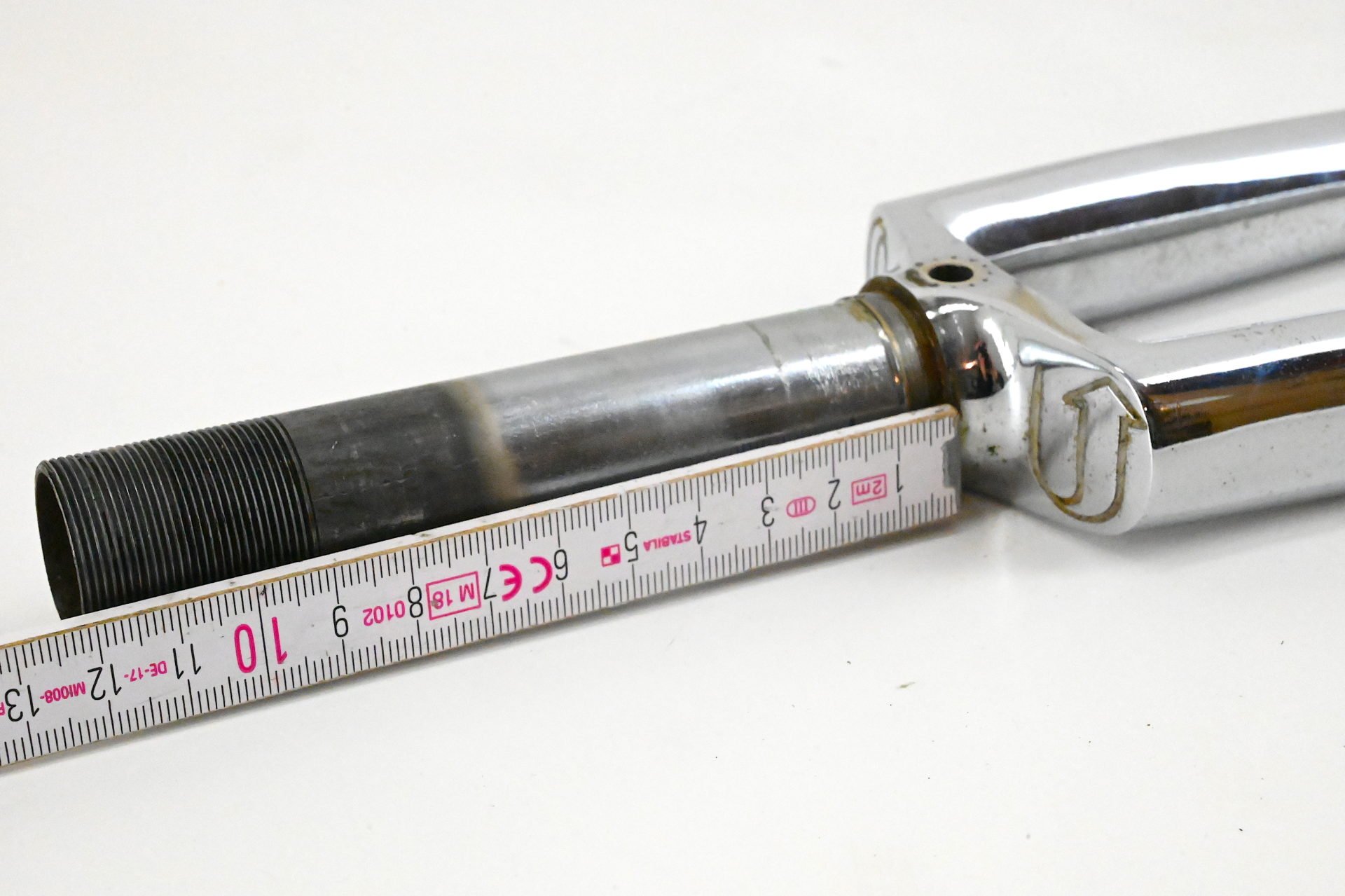 Francesco Moser Steel Road Bicycle Pantographed Road Bicycle Fork 1" Threaded - Image 6