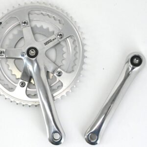PÉDALIER SHIMANO 105 FC-1050 Biopace aluminium 52/42 vélo vintage bike crankset EUR 28,00 - FR