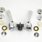 NOS Campagnolo C-Record Non Friction Downtube Shifters with Aero Bracket - Image 2