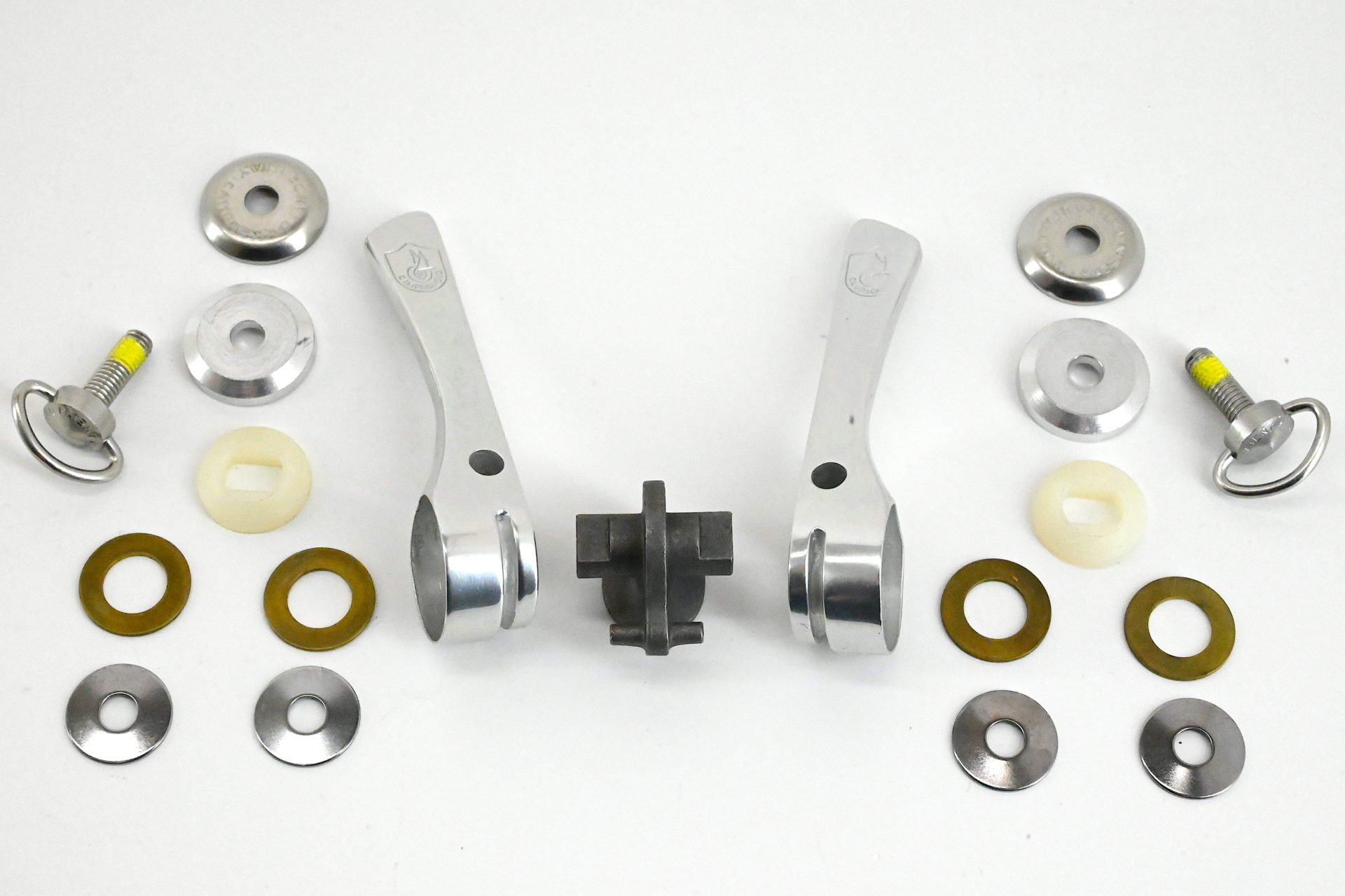 NOS Campagnolo C-Record Non Friction Downtube Shifters with Aero Bracket - Image 2