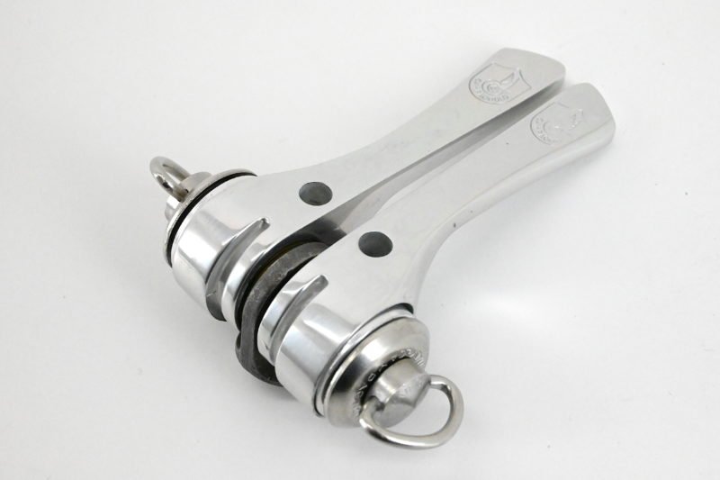 NOS Campagnolo C-Record Non Friction Downtube Shifters with Aero Bracket - Image 3