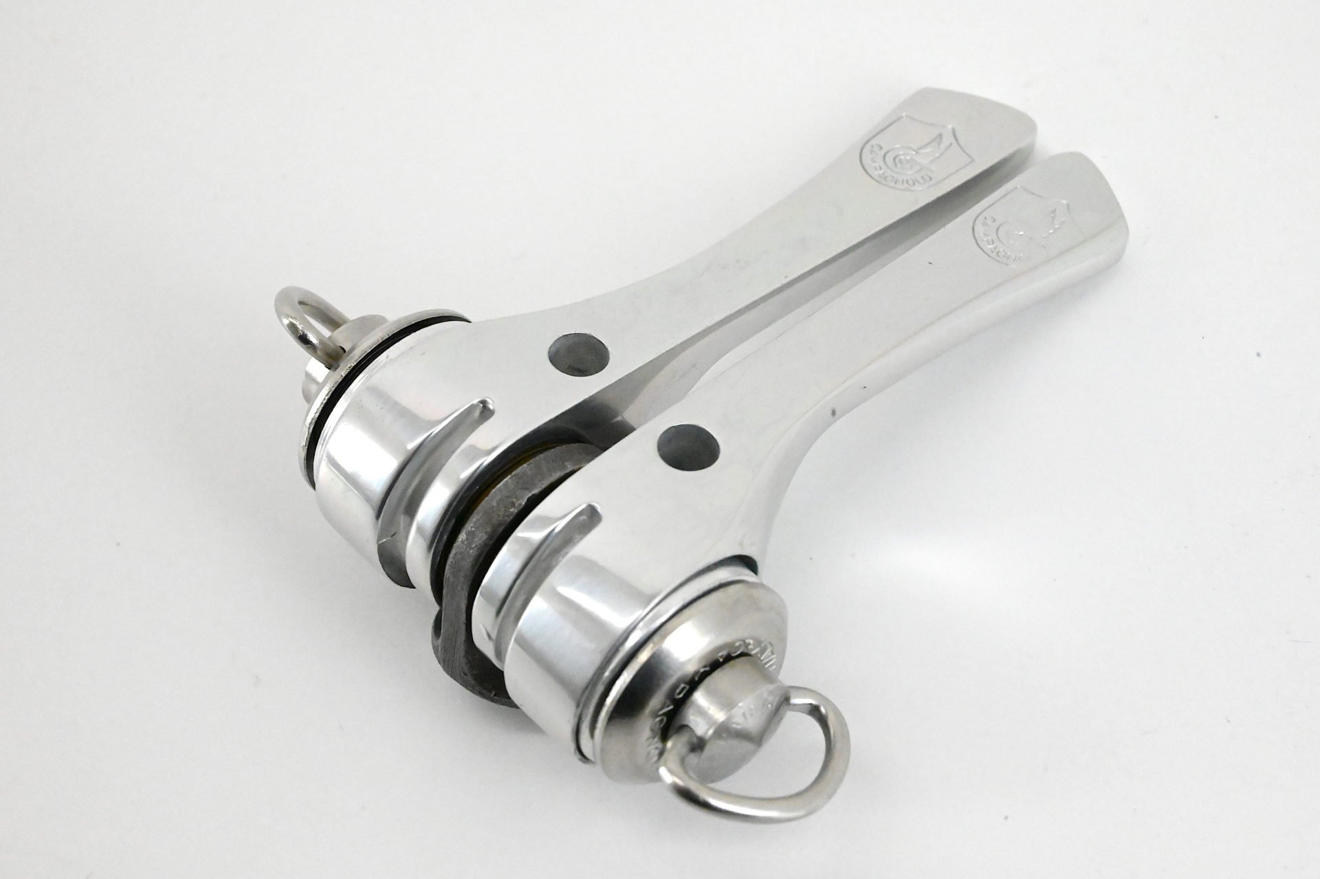 NOS Campagnolo C-Record Non Friction Downtube Shifters with Aero Bracket - Image 3