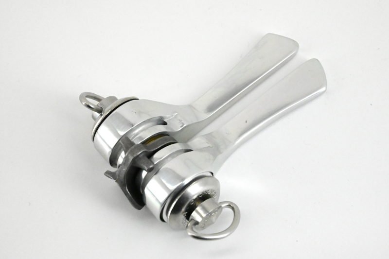 NOS Campagnolo C-Record Non Friction Downtube Shifters with Aero Bracket - Image 5