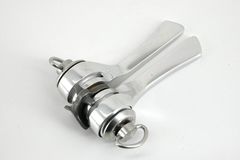 NOS Campagnolo C-Record Non Friction Downtube Shifters with Aero Bracket - Image 5