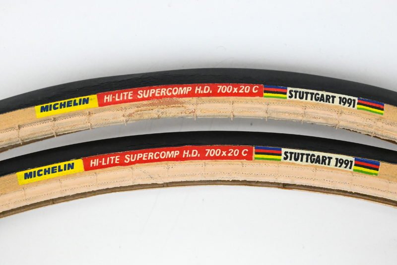 NOS Michelin Hi Lite Supercomp 700c x 23mm Stuttgart 1991 Foldable Clincher Tires - Image 2