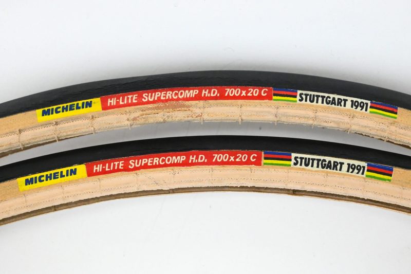 NOS Michelin Hi Lite Supercomp 700c x 23mm Stuttgart 1991 Foldable Clincher Tires - Image 2