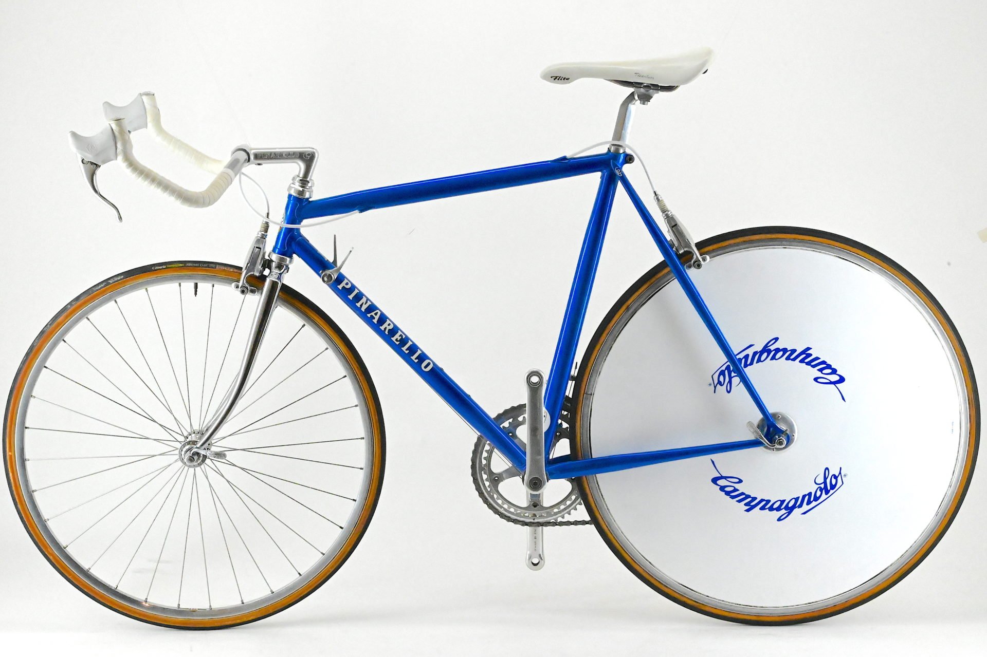 Pinarello Custom Pegoretti Time Trial Lo-Pro Campagnolo C-Record 26"/28" Size 52 - Image 2