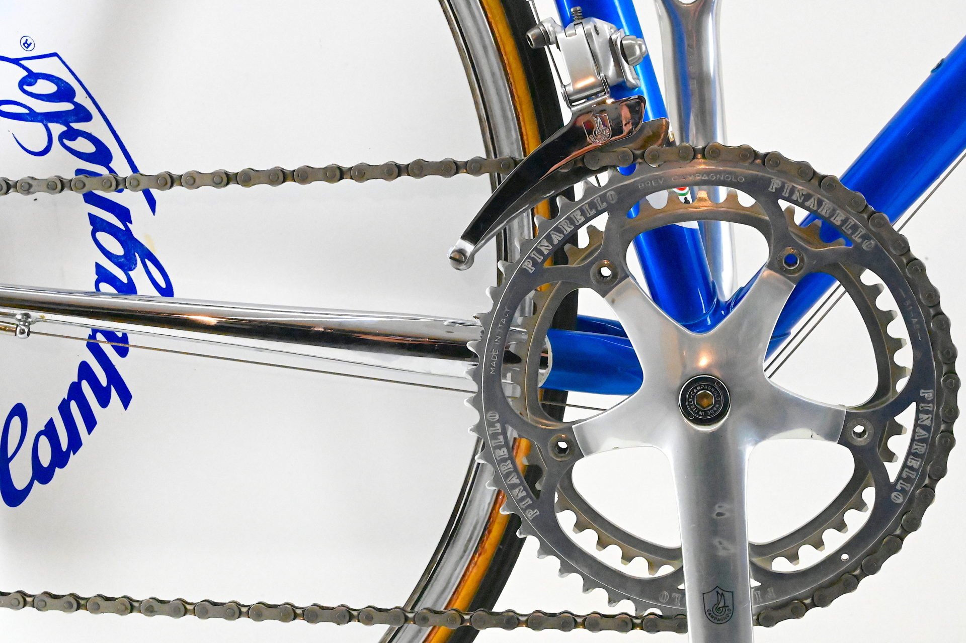 Pinarello Custom Pegoretti Time Trial Lo-Pro Campagnolo C-Record 26"/28" Size 52 - Image 9