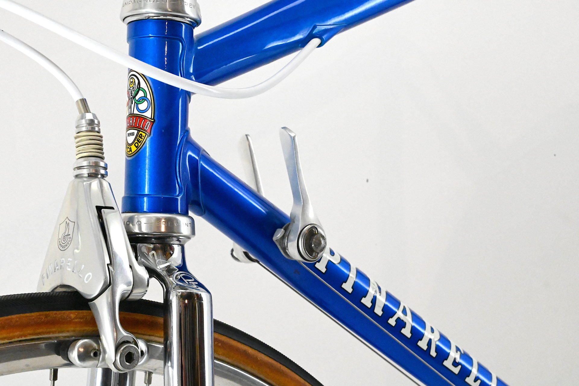 Pinarello Custom Pegoretti Time Trial Lo-Pro Campagnolo C-Record 26"/28" Size 52 - Image 21