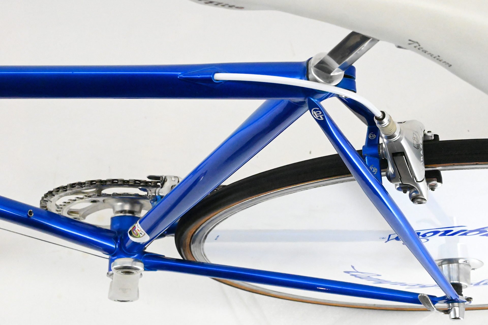 Pinarello Custom Pegoretti Time Trial Lo-Pro Campagnolo C-Record 26"/28" Size 52 - Image 22