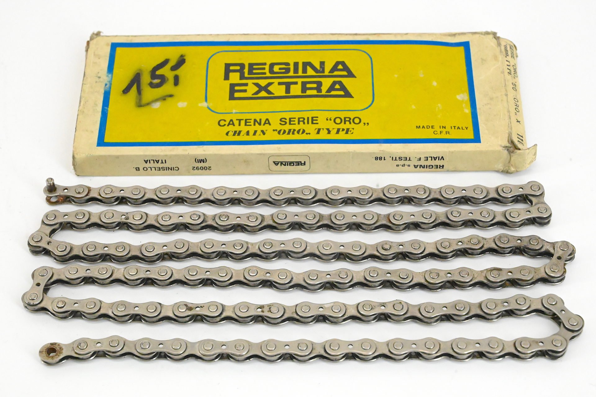 Regina Record Classic Road Bicycle Chain 6/7 - Speed 108 Links
