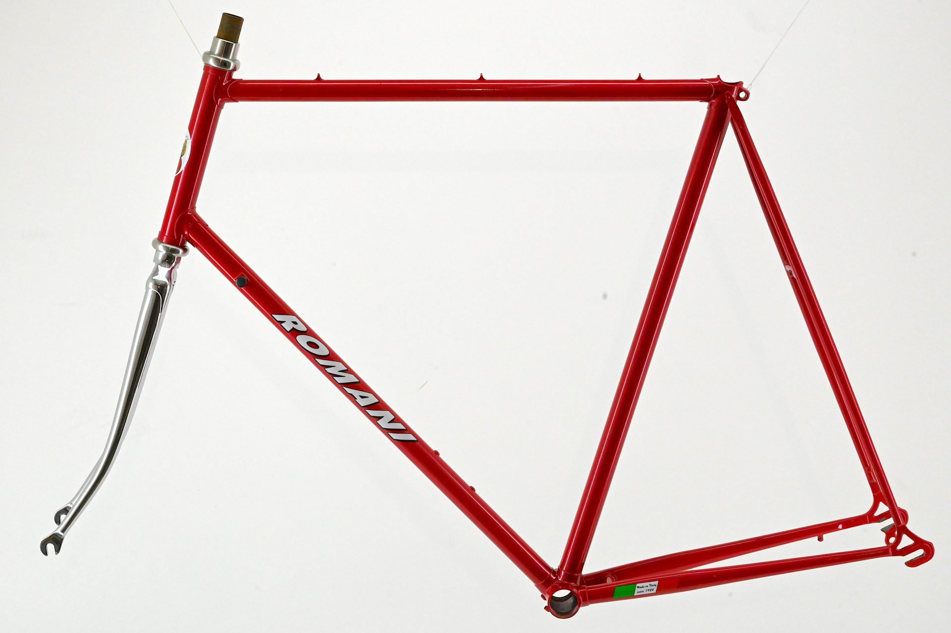 NOS Romani Colibri Frameset Size 63cm Red Columbus Gara - Image 6
