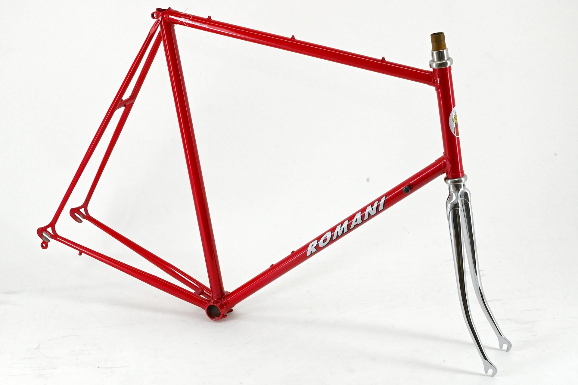 NOS Romani Colibri Frameset Size 63cm Red Columbus Gara - Image 2