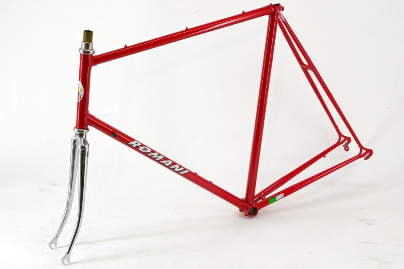 NOS Romani Colibri Frameset Size 63cm Red Columbus Gara - Image 4