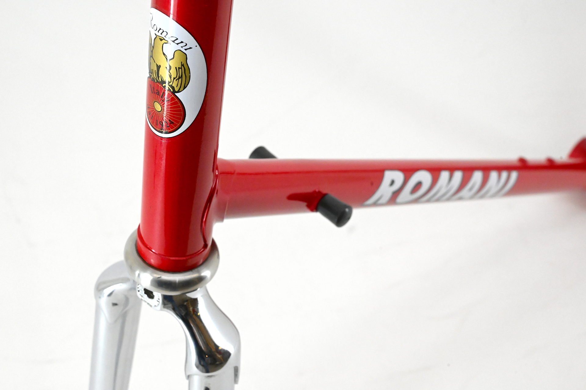 NOS Romani Colibri Frameset Size 63cm Red Columbus Gara - Image 3