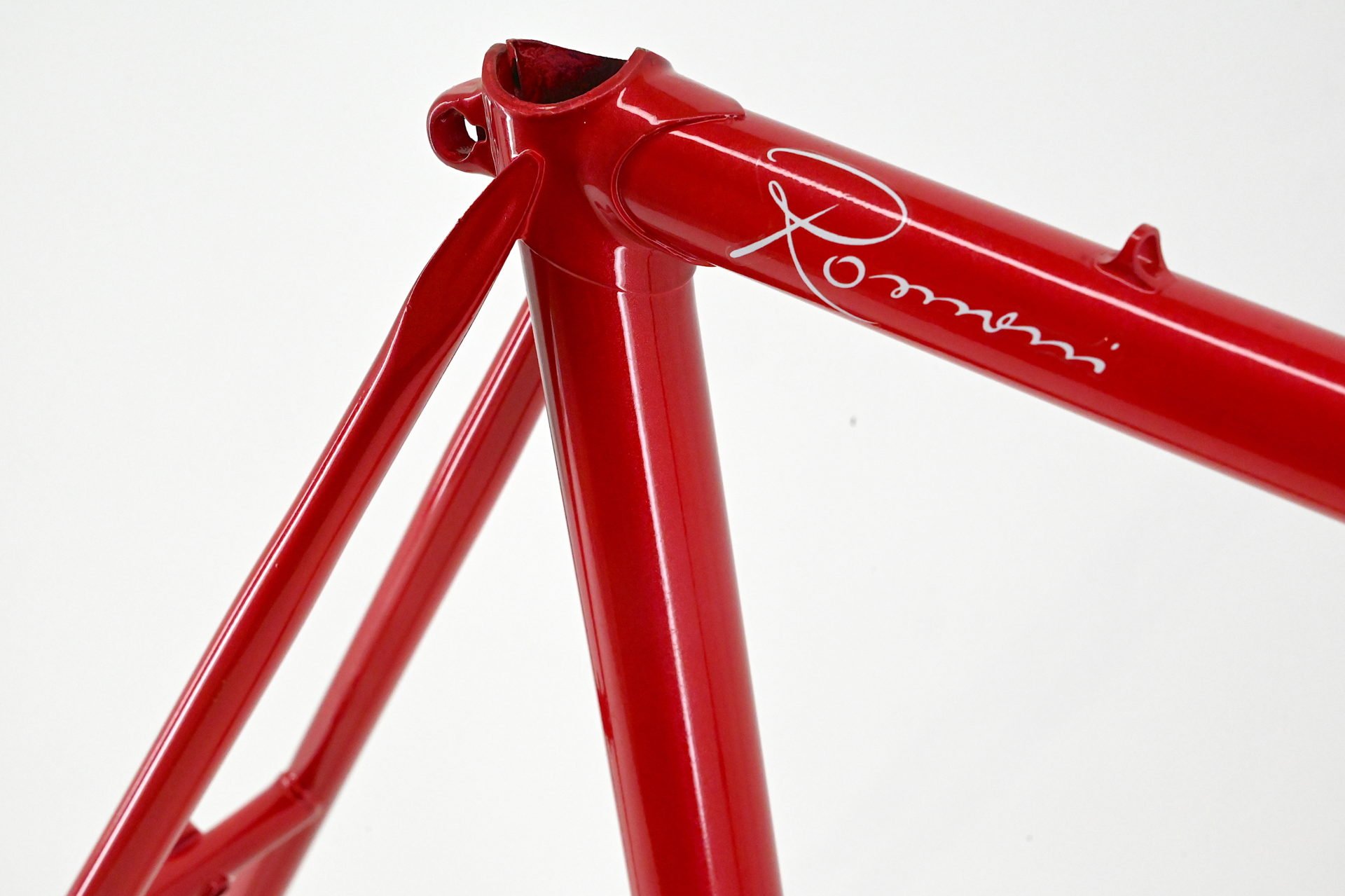 NOS Romani Colibri Frameset Size 63cm Red Columbus Gara - Image 8