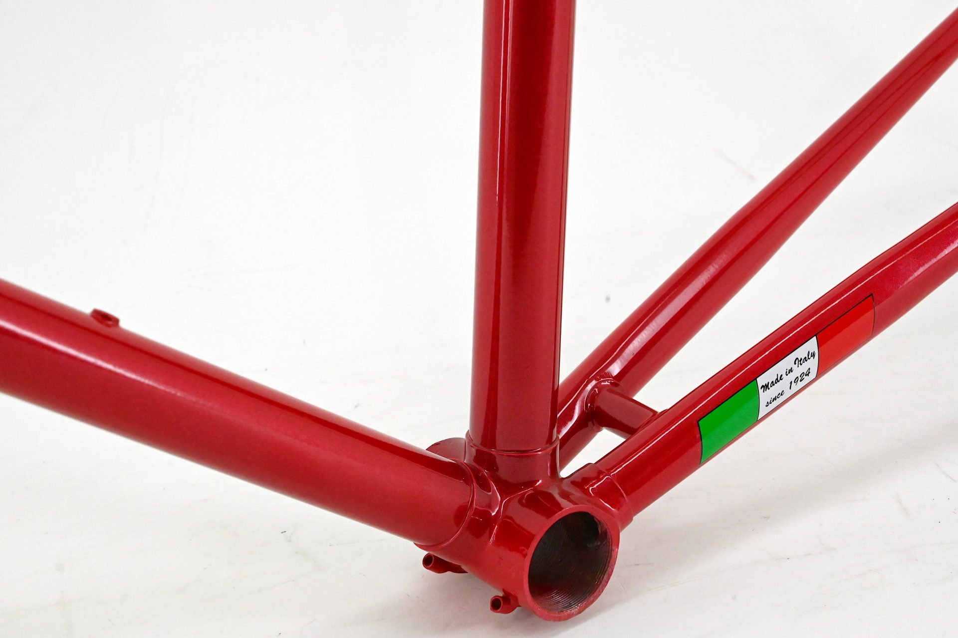 NOS Romani Colibri Frameset Size 63cm Red Columbus Gara - Image 9