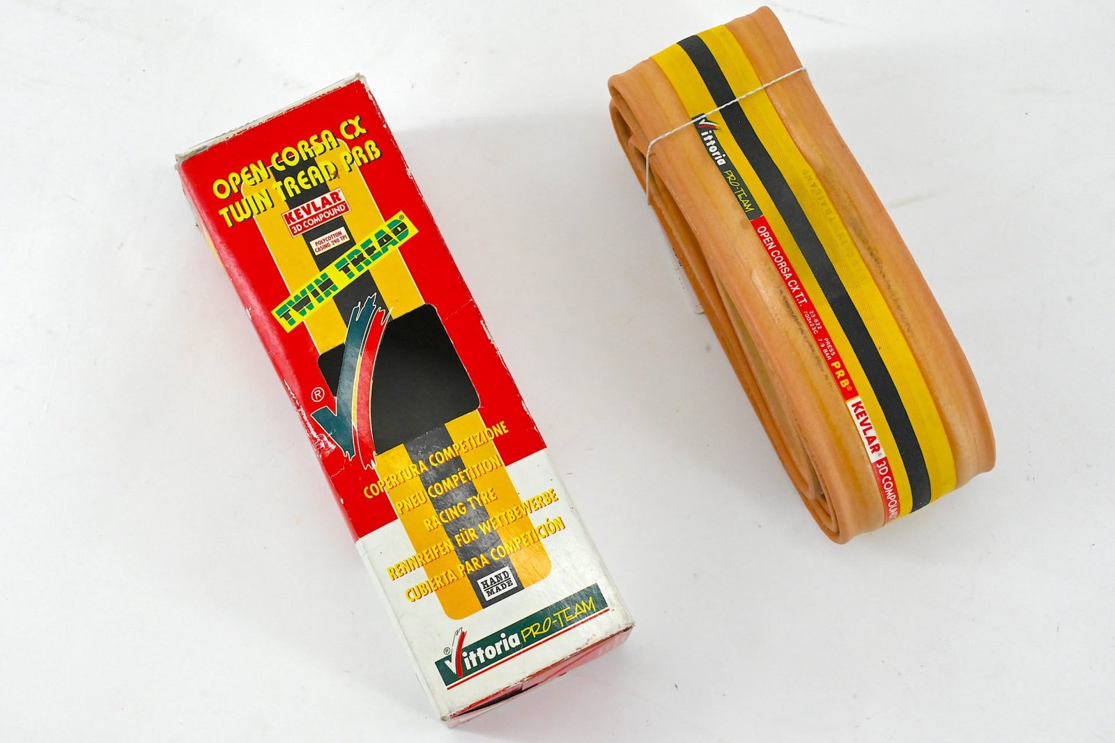 Vittoria Pro-Team Open Corsa CX TT 700c x 23mm Yellow/Black