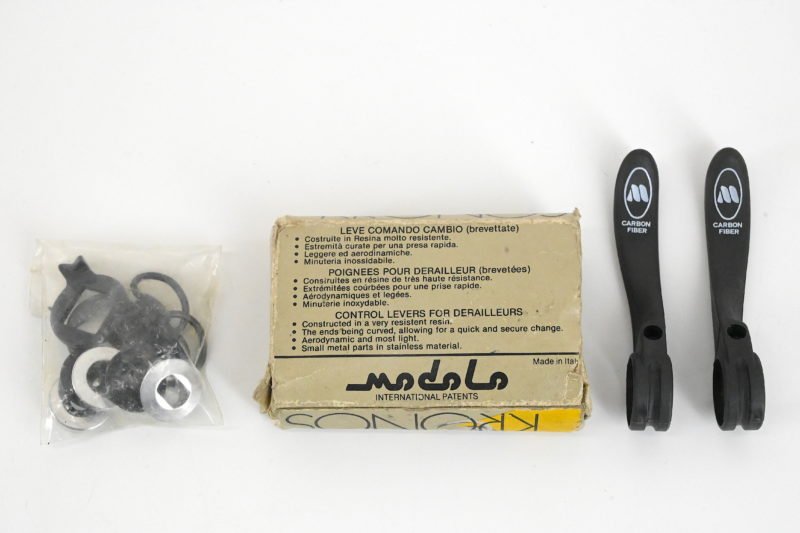 NOS/NIB Modolo Kronos Carbon Fibre Down Tube Shifters - Image 2