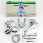 NOS NIB Shimano 600 AX Shifting Set Front Derailleur, Rear Derailleur and Shifting Lever - Image 2