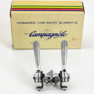 Campagnolo Record Downtube Shifters with Clamp and Cableguide