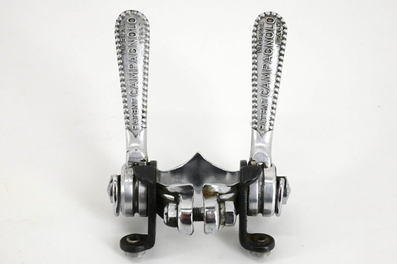 Campagnolo Record Downtube Shifters with Clamp and Cable guide - Image 4