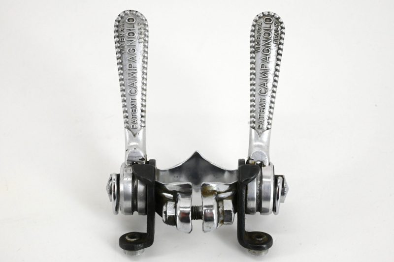 Campagnolo Record Downtube Shifters with Clamp and Cable guide - Image 4