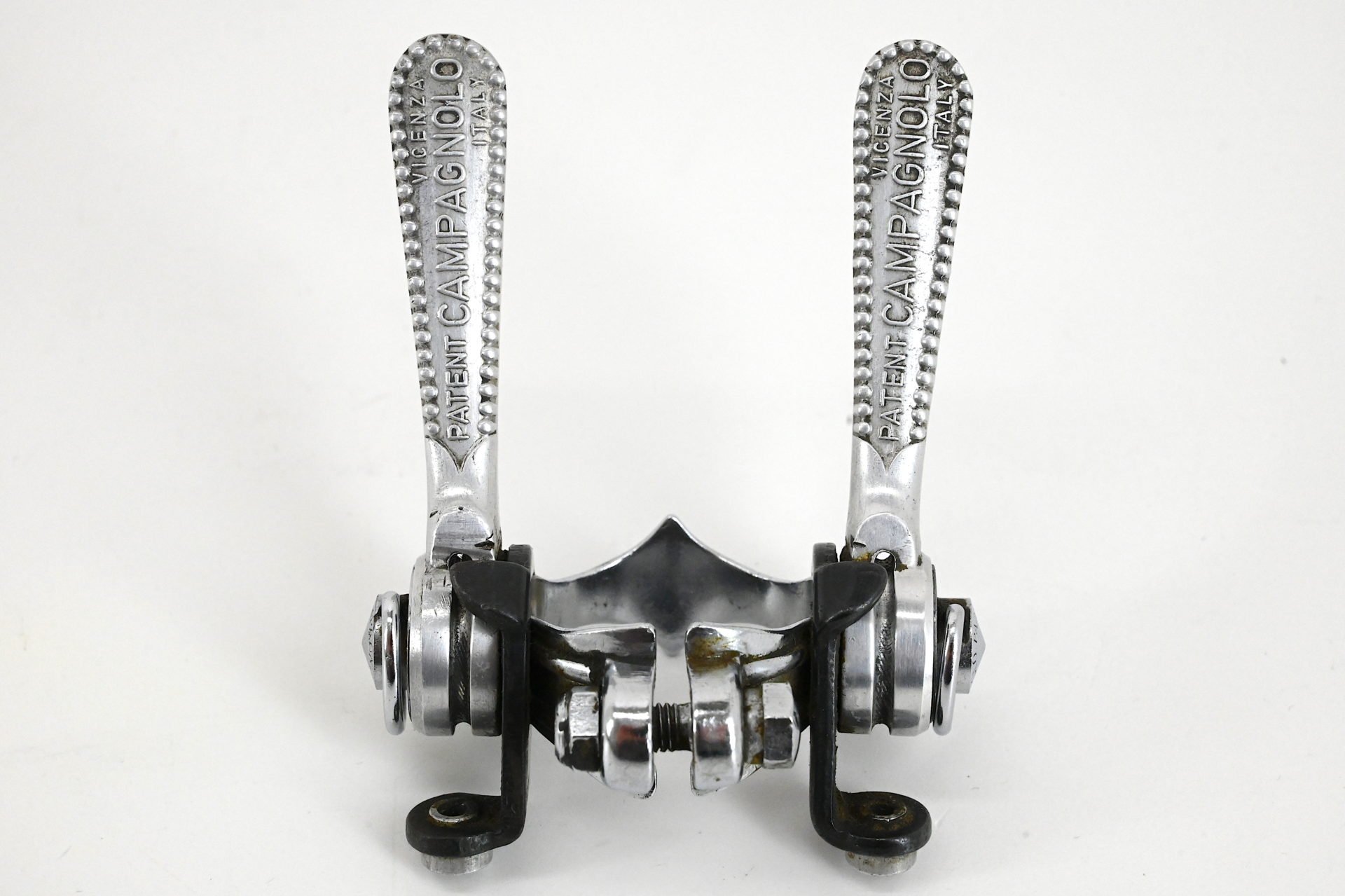 Campagnolo Record Downtube Shifters with Clamp and Cable guide - Image 4