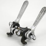 Campagnolo Record Downtube Shifters with Clamp and Cable guide - Image 3