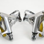 Shimano 600 Tricolor Pedals With Toe Clips and Straps - Image 6