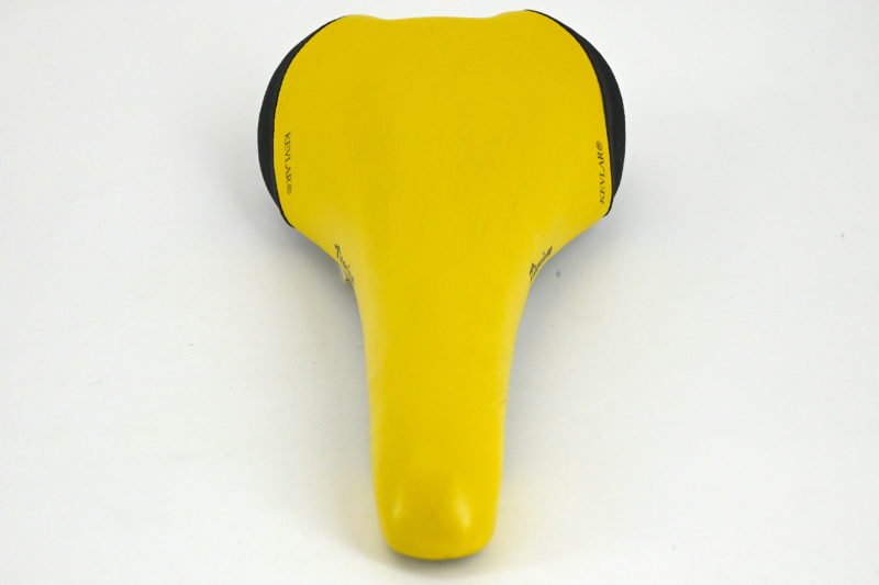 NOS/NIB Selle Italia Flite Titanium Leather Saddle Yellow 1997 - Image 5