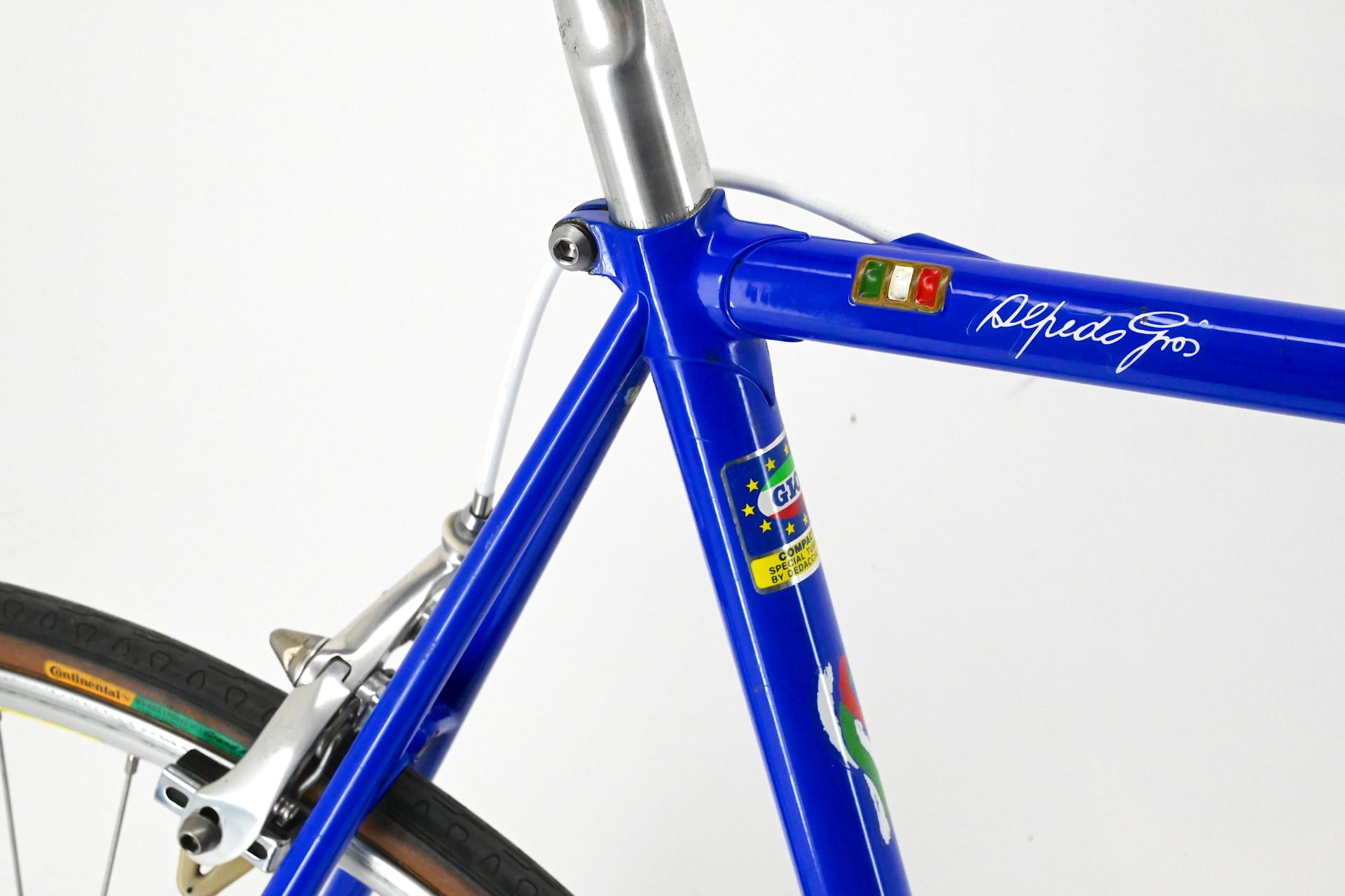 Gios Compact Pro Road Bicycle 1990 Campagnolo Record Size 56.5cm - Image 5