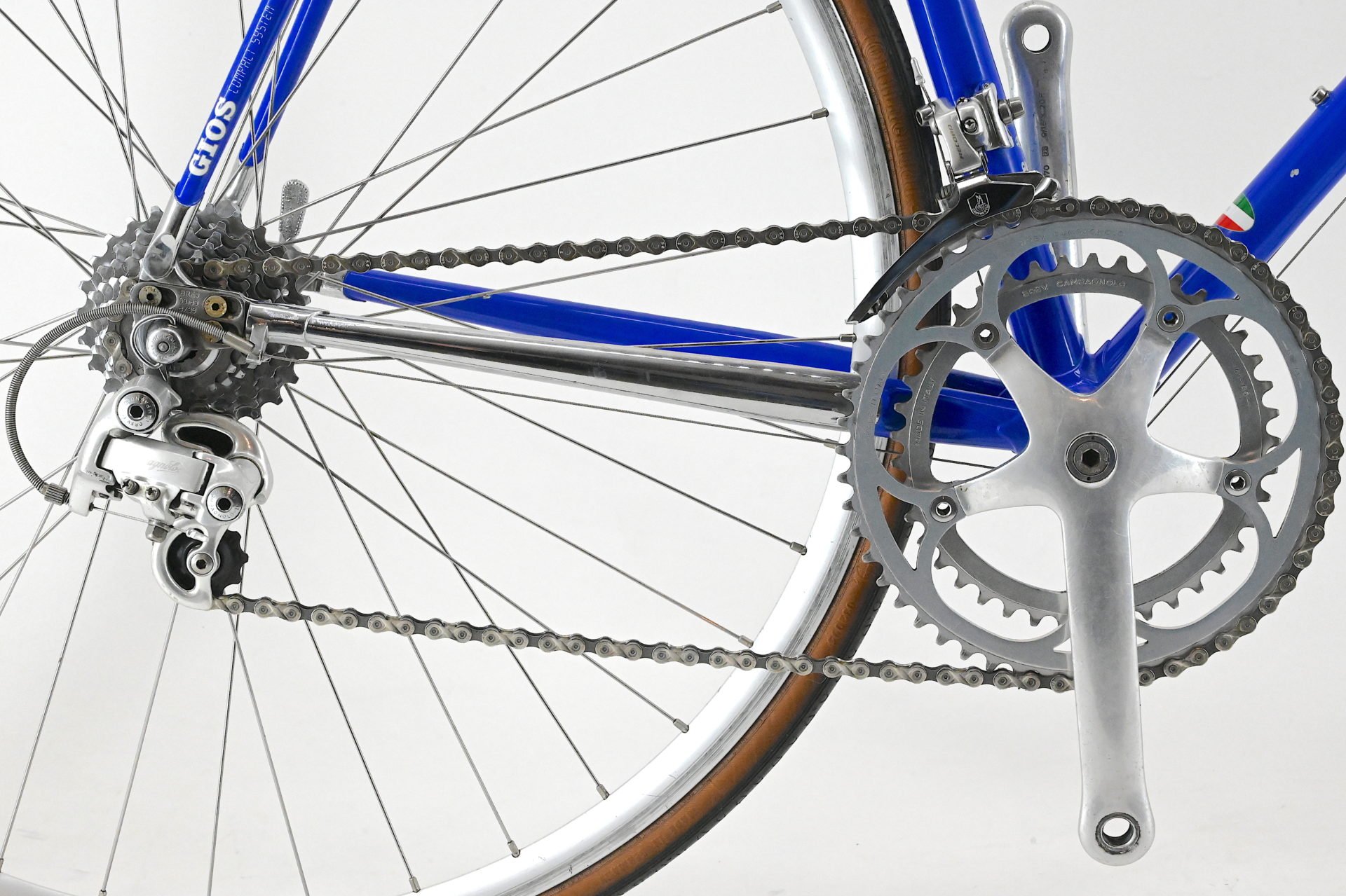 Gios Compact Pro Road Bicycle 1990 Campagnolo Record Size 56.5cm - Image 6