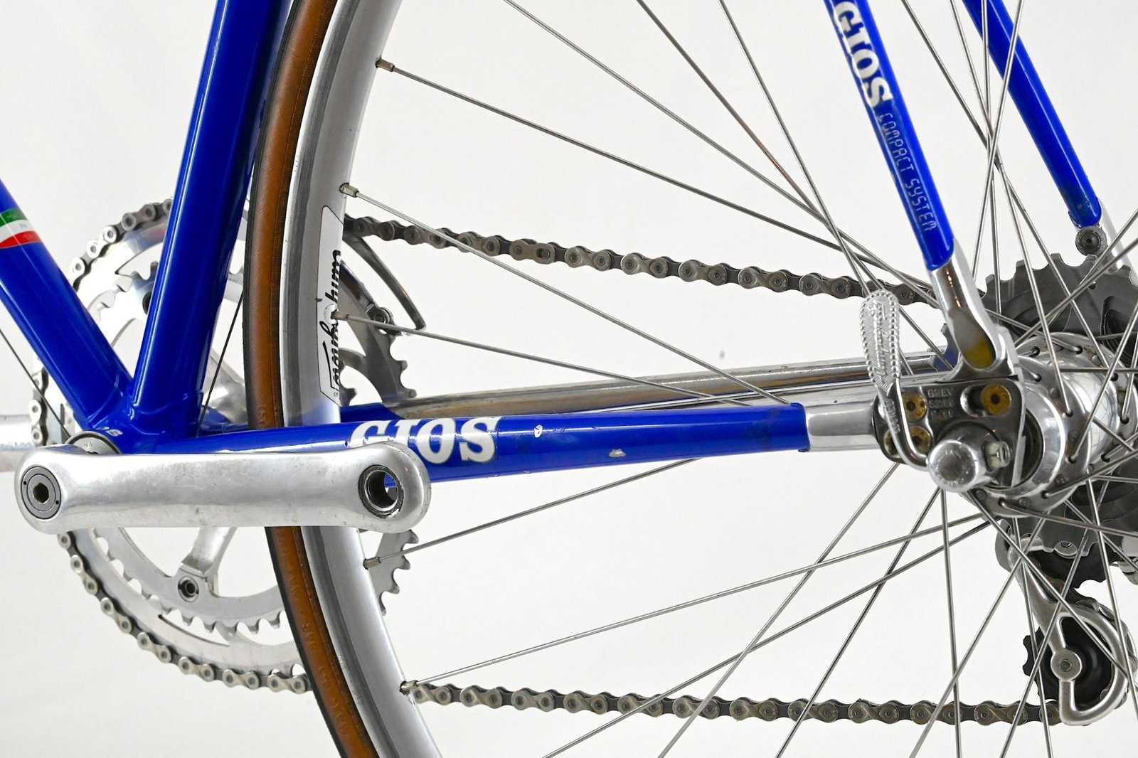 Gios Compact Pro Road Bicycle 1990 Campagnolo Record Size 56.5cm - Image 26