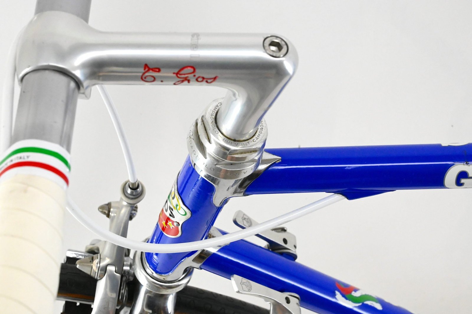 Gios Compact Pro Road Bicycle 1990 Campagnolo Record Size 56.5cm - Image 10